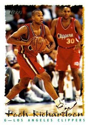 #352 Pooh Richardson - Los Angeles Clippers - 1994-95 Topps Basketball