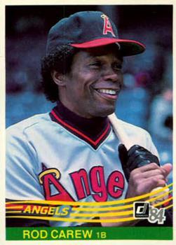 #352 Rod Carew - California Angels - 1984 Donruss Baseball