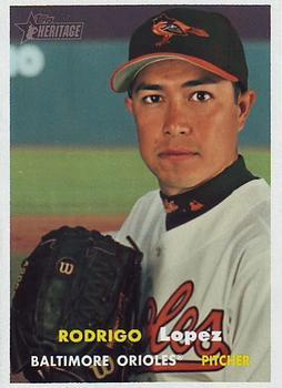 #352 Rodrigo Lopez - Baltimore Orioles - 2006 Topps Heritage Baseball