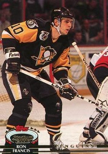 #352 Ron Francis - Pittsburgh Penguins - 1992-93 Stadium Club Hockey
