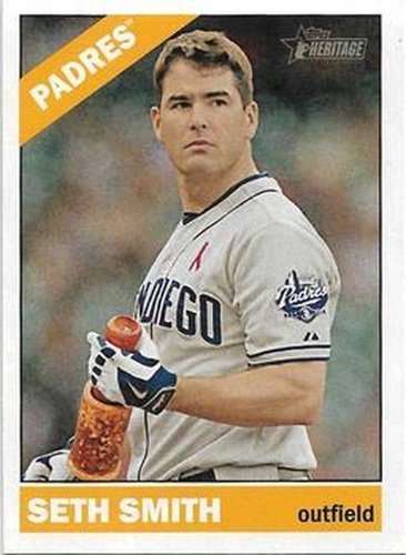 #352 Seth Smith - San Diego Padres - 2015 Topps Heritage Baseball