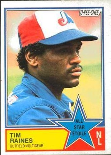 #352 Tim Raines - Montreal Expos - 1983 O-Pee-Chee Baseball