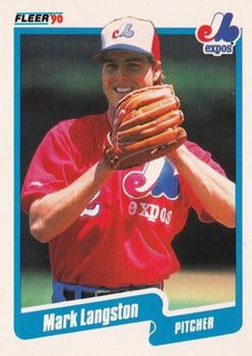 #352 Mark Langston - Montreal Expos - 1990 Fleer USA Baseball