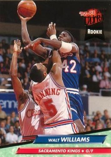 #352 Walt Williams - Sacramento Kings - 1992-93 Ultra Basketball