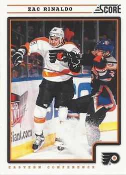 #352 Zac Rinaldo - Philadelphia Flyers - 2012-13 Score Hockey