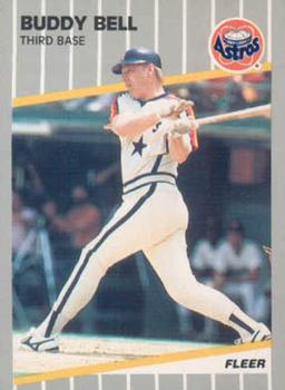 #352 Buddy Bell - Houston Astros - 1989 Fleer Baseball