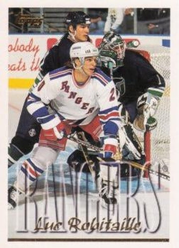 #352 Luc Robitaille - New York Rangers - 1995-96 Topps Hockey