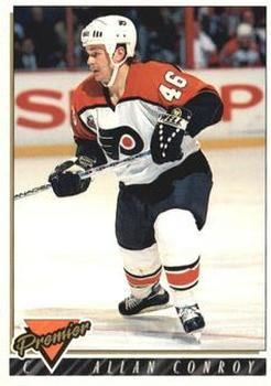 #352 Alan Conroy - Philadelphia Flyers - 1993-94 Topps Premier Hockey