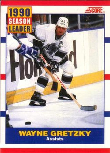 #352 Wayne Gretzky - Los Angeles Kings - 1990-91 Score Canadian Hockey