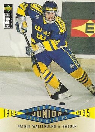 #352 Patrik Wallenberg - Sweden - 1995-96 Collector's Choice Hockey