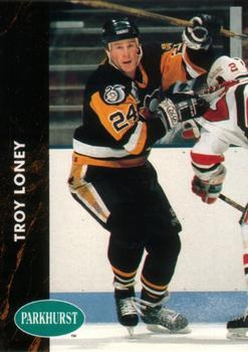 #352 Troy Loney - Pittsburgh Penguins - 1991-92 Parkhurst Hockey