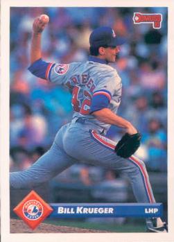 #352 Bill Krueger - Montreal Expos - 1993 Donruss Baseball