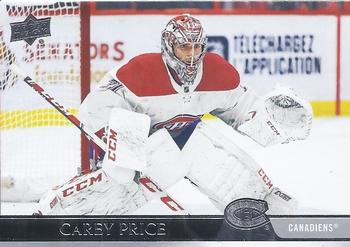 #353 Carey Price - Montreal Canadiens - 2020-21 Upper Deck Hockey