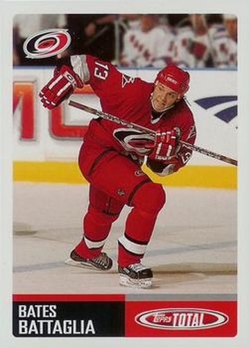 #353 Bates Battaglia - Carolina Hurricanes - 2002-03 Topps Total Hockey