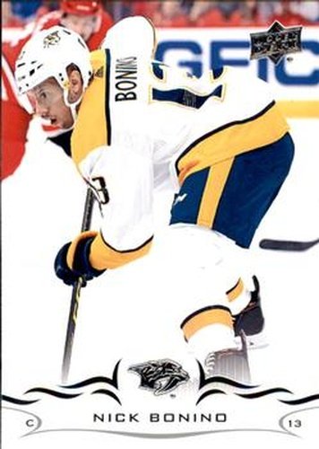 #353 Nick Bonino - Nashville Predators - 2018-19 Upper Deck Hockey