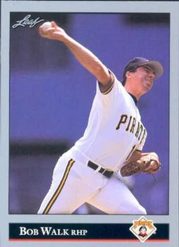 #353 Bob Walk - Pittsburgh Pirates - 1992 Leaf Baseball