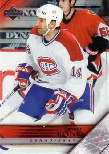 #353 Radek Bonk - Montreal Canadiens - 2005-06 Upper Deck Hockey