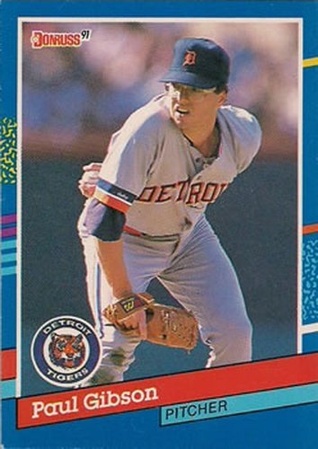 #353 Paul Gibson - Detroit Tigers - 1991 Donruss Baseball