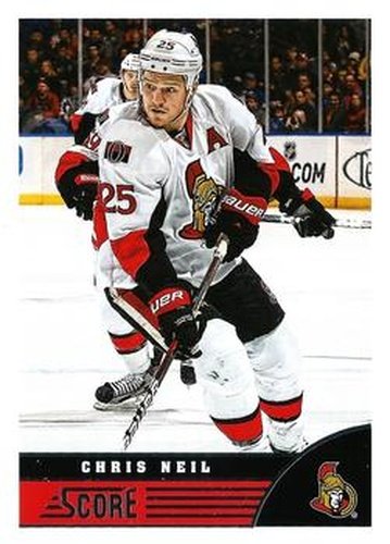 #353 Chris Neil - Ottawa Senators - 2013-14 Score Hockey