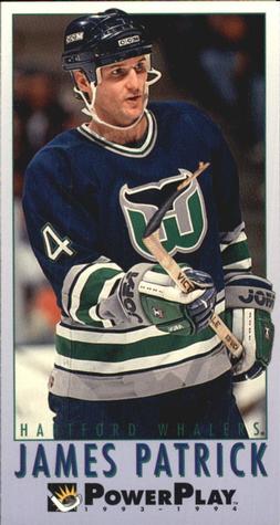 #353 James Patrick - Hartford Whalers - 1993-94 Fleer PowerPlay Hockey