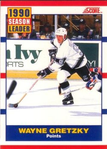 #353 Wayne Gretzky - Los Angeles Kings - 1990-91 Score Canadian Hockey