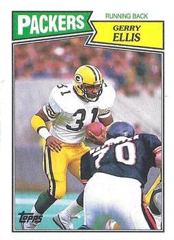 #353 Gerry Ellis - Green Bay Packers - 1987 Topps Football