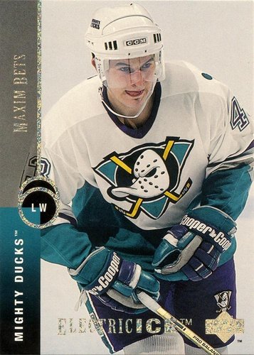 #353 Maxim Bets - Anaheim Mighty Ducks - 1994-95 Upper Deck Hockey - Electric Ice