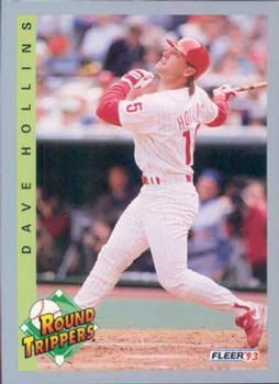 #353 Dave Hollins - Philadelphia Phillies - 1993 Fleer Baseball