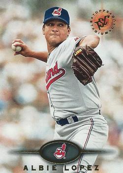 #353 Albie Lopez - Cleveland Indians - 1995 Stadium Club Baseball