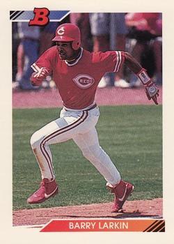 #353 Barry Larkin - Cincinnati Reds - 1992 Bowman Baseball