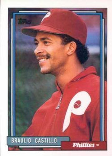#353 Braulio Castillo - Philadelphia Phillies - 1992 Topps Baseball