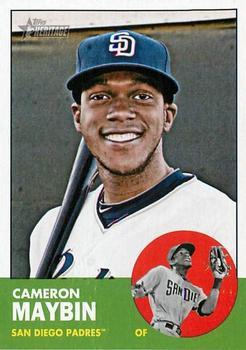 #353 Cameron Maybin - San Diego Padres - 2012 Topps Heritage Baseball