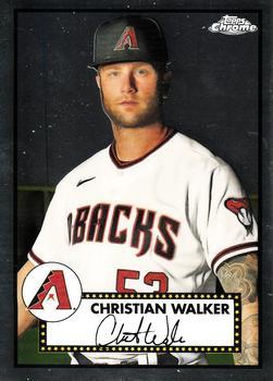 #353 Christian Walker - Arizona Diamondbacks - 2021 Topps Chrome Platinum Anniversary Baseball