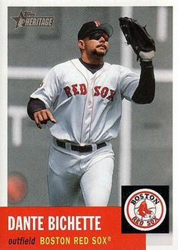 #353 Dante Bichette - Boston Red Sox - 2002 Topps Heritage Baseball