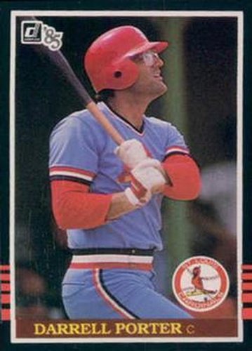 #353 Darrell Porter - St. Louis Cardinals - 1985 Donruss Baseball