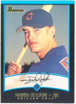 #353 David Kelton - Chicago Cubs - 2001 Bowman Baseball