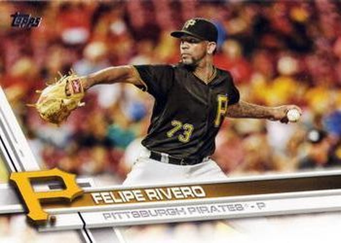 #353 Felipe Rivero - Pittsburgh Pirates - 2017 Topps Baseball