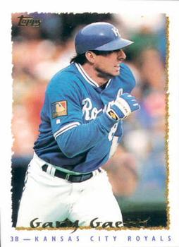#353 Gary Gaetti - Kansas City Royals - 1995 Topps Baseball