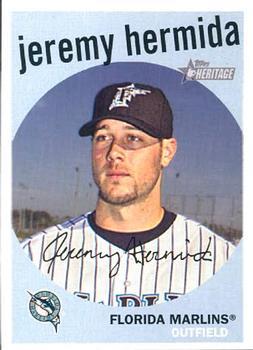 #353 Jeremy Hermida - Florida Marlins - 2008 Topps Heritage Baseball