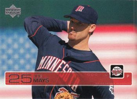#353 Joe Mays - Minnesota Twins - 2003 Upper Deck Baseball