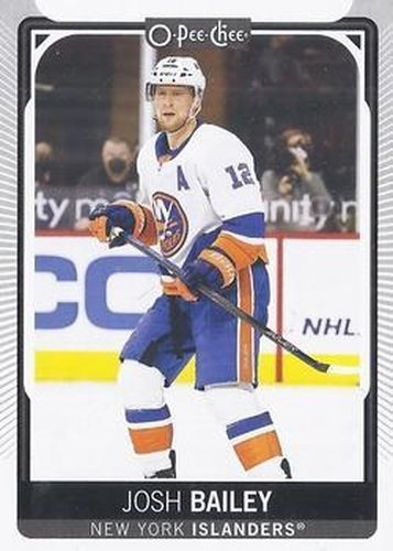 #353 Josh Bailey - New York Islanders - 2021-22 O-Pee-Chee Hockey