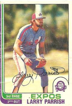 #353 Larry Parrish - Montreal Expos - 1982 O-Pee-Chee Baseball