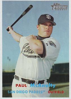 #353 Paul McAnulty - San Diego Padres - 2006 Topps Heritage Baseball