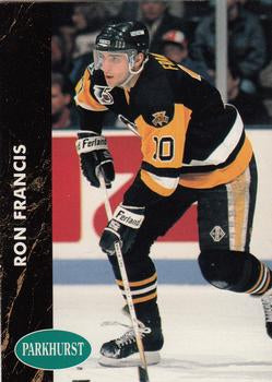 #353 Ron Francis - Pittsburgh Penguins - 1991-92 Parkhurst Hockey