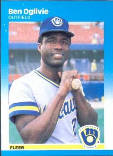 #353 Ben Oglivie - Milwaukee Brewers - 1987 Fleer Baseball