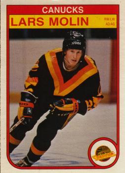 #353 Lars Molin - Vancouver Canucks - 1982-83 O-Pee-Chee Hockey