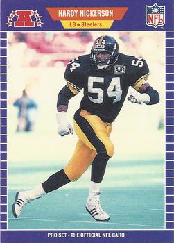 #353 Hardy Nickerson - Pittsburgh Steelers - 1989 Pro Set Football