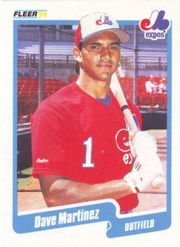 #353 Dave Martinez - Montreal Expos - 1990 Fleer USA Baseball