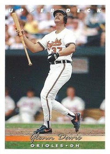 #353 Glenn Davis - Baltimore Orioles - 1993 Upper Deck Baseball