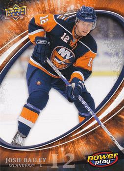 #353 Josh Bailey - New York Islanders - 2008-09 Upper Deck Power Play Box Set Hockey